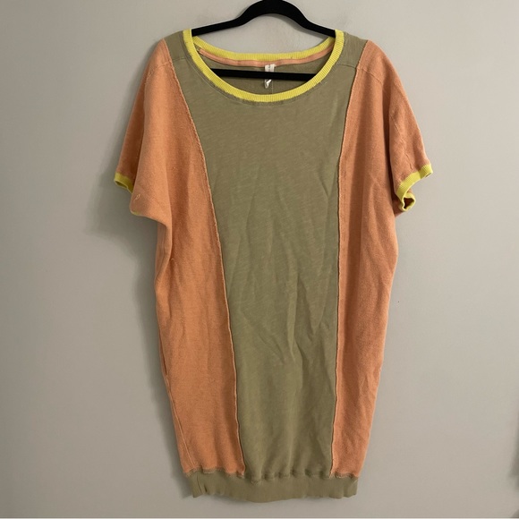 Daily Practice Anthropologie Pastel Colorblock Tunic Dress - Picture 3 of 8